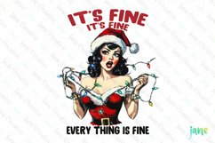 Retro Christmas Girls Sublimation Product Image 1