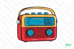 Retro Groovy Clipart Sublimation Product Image 1