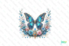 Spring Butterfly Clipart Sublimation Product Image 1