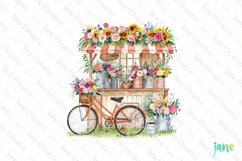 Spring Flower Garden Sublimation Clipart Product Image 1