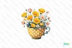 Spring Flower Garden Sublimation Clipart Product Image 1