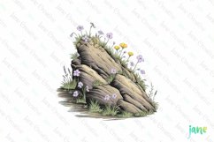 Spring Flower Garden Sublimation Clipart Product Image 1