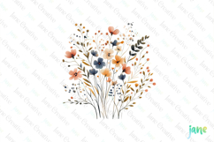 Spring Wildflower Clipart PNG Product Image 1
