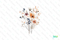 Spring Wildflower Clipart PNG Product Image 1