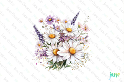 Spring Wildflower Clipart PNG Product Image 1
