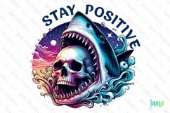 Stay Positive Sublimation PNG Product Image 1