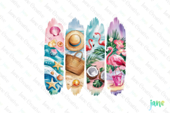 Summer Brushstroke Clipart Product Image 1
