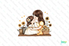 Sunflower Mother’s Day Clipart Bundle Product Image 1
