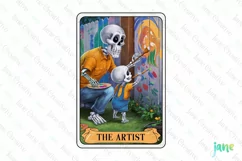 The Artist Funny Father's Day Tarot Clipart Product Image 1