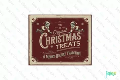 The Original Christmas Treats Vintage Christmas Labels Product Image 1