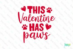 This Valentine Has Paws SVG Product Image 1