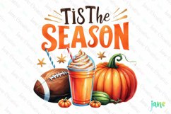 Tis the Season Fall Sublimation Clipart Product Image 1
