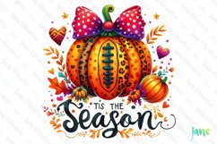 Tis the Season Fall Sublimation Clipart Product Image 1