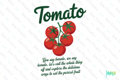 Tomato Print Poster SVG PNG Product Image 1