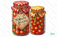 Tomato Delights Jarful Joys Clipart Product Image 1