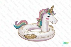 Tropical Clip Art Golden Glitter Product Image 1