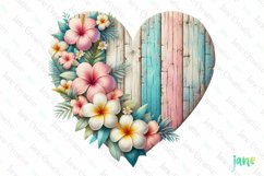 Tropical Wooden Sublimation Clipart Product Image 1