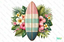 Tropical Wooden Sublimation Clipart Product Image 1