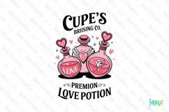 Love Potion Valentine Clipart PNG Product Image 1