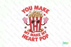 You Make My Make My Heart Pop Clipart PNG Product Image 1