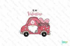 Be My Valentine Gnome Png Clipart Product Image 1