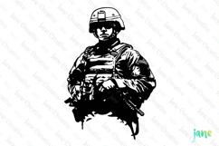 Veteran Soldier Png Clipart Product Image 1