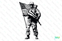Veteran Soldier Png Clipart Product Image 1