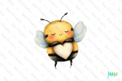 Vintage Bee Expressions PNG Clipart Product Image 1