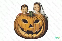 Vintage Old School Children Sublimation Png Product Image 1