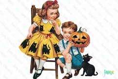 Vintage Old School Children Sublimation Png Product Image 1