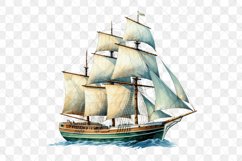 Vintage Sailor Sublimation Clipart Product Image 3