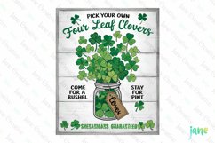 Four Leaf Clovers St Patricks Day Farmhouse Product Image 1