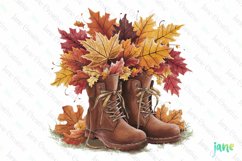 Watercolor Fall Clipart Product Image 1