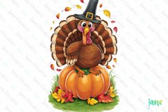 Watercolor Fall Clipart Product Image 1