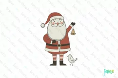 Whimsical Santa Christmas PNG Clipart Product Image 1