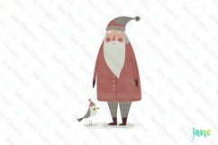 Whimsical Santa Christmas PNG Clipart Product Image 1
