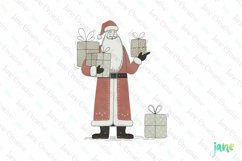 Whimsical Santa Christmas PNG Clipart Product Image 1