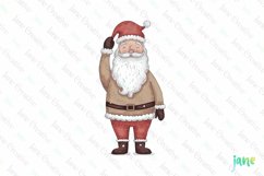 Whimsical Santa Christmas PNG Clipart Product Image 1