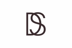 DS logo design vector template Product Image 1