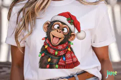 Funny Christmas Animals Clipart Product Image 2