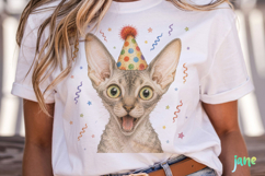 Surprise Birthday Cat PNG Clipart Product Image 2