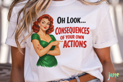 Funny Pin-up Girl Clipart Product Image 2