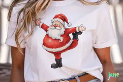 Funny Santa Claus Clipart Product Image 2