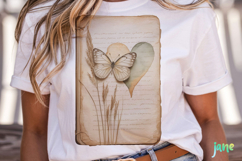 Butterfly Junk Journal Page Clipart Product Image 2