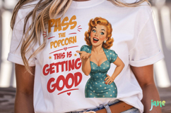 Funny Pin-up Girl Clipart Product Image 2
