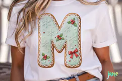 Mint Cookie Letters Clipart Product Image 2