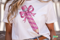 Pink Christmas School Teacher PNG Product Image 5