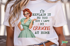 Sarcastic Housewife Clipart Product Image 2