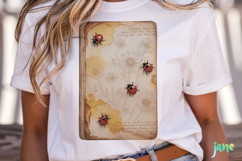 Ladybug Junk Journal Page Clipart Product Image 2