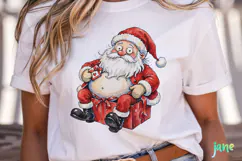 Funny Santa Claus Clipart Product Image 2